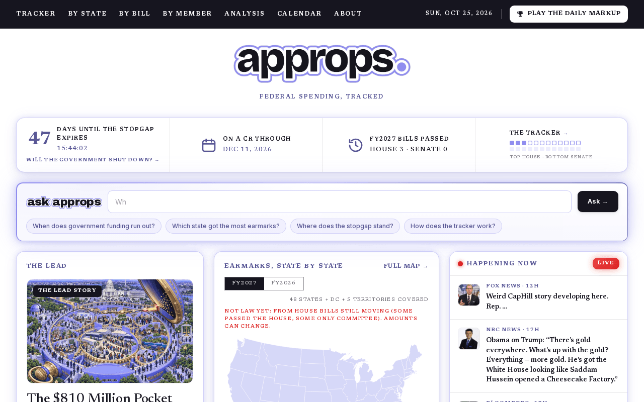 Screenshot of approps.ai