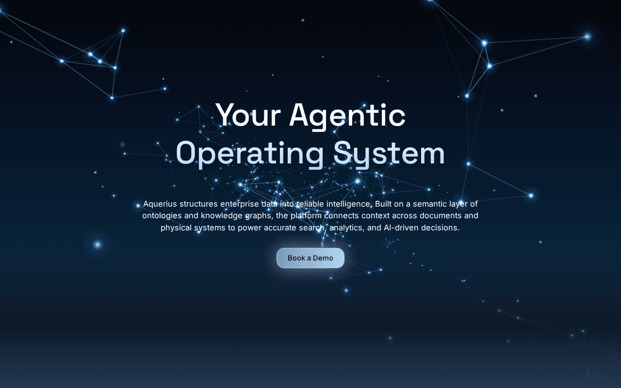 Screenshot of aquerius.ai