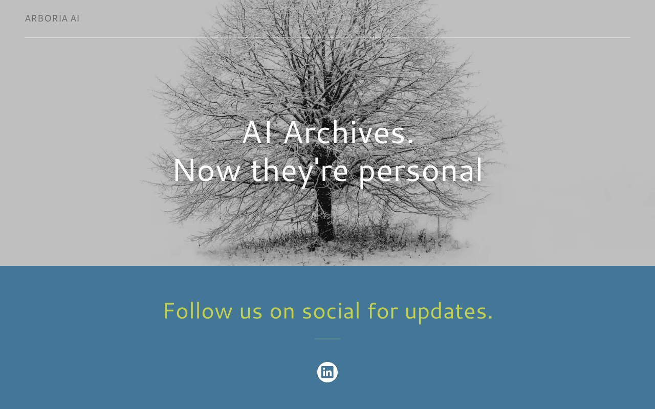 Screenshot of arboria.ai
