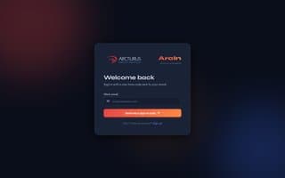 Screenshot of arcin.ai