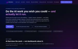 Screenshot of arkheia.ai