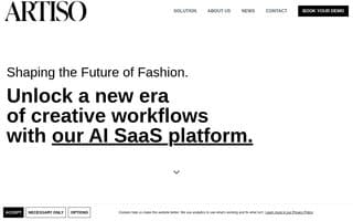 Screenshot of artiso.ai