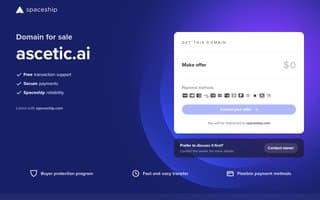Screenshot of ascetic.ai