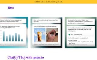 Screenshot of askbuzz.ai