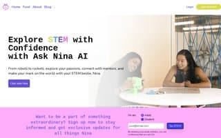 Screenshot of asknina.ai