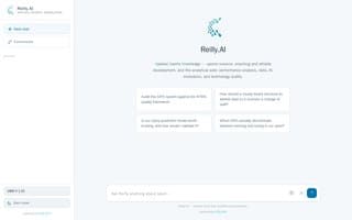 Screenshot of askreilly.ai