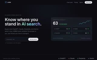 Screenshot of asrm.ai