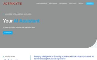 Screenshot of astrocyte.ai