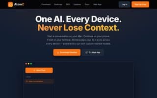 Screenshot of atomc.ai