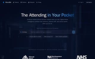 Screenshot of attendme.ai