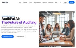 Screenshot of auditpal.ai