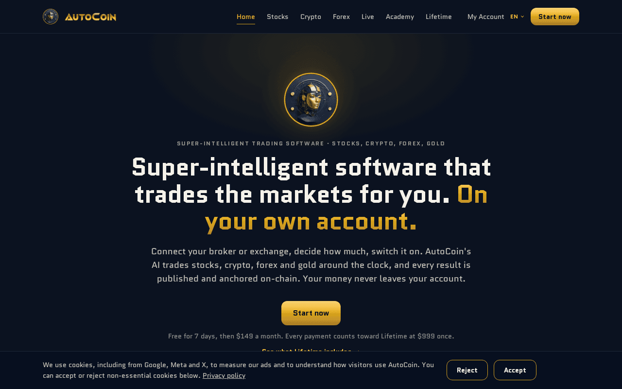 Screenshot of autocoin.ai