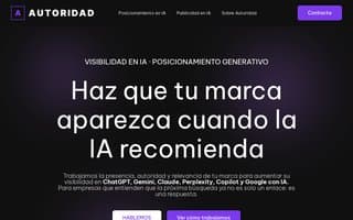 Screenshot of autoridad.ai