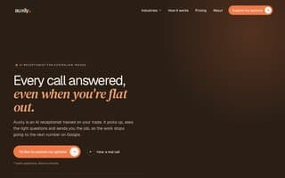 Screenshot of auxily.ai