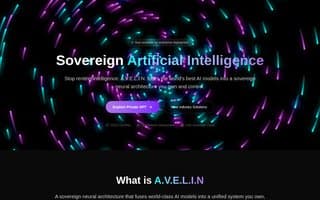 Screenshot of avelin.ai