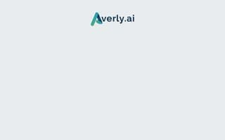 Screenshot of averly.ai
