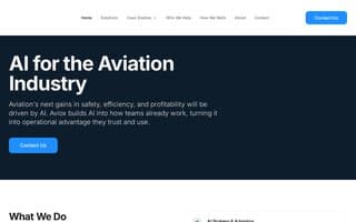 Screenshot of aviox.ai