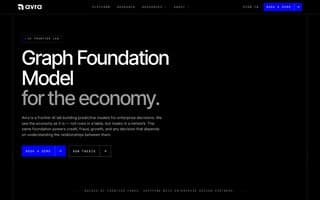 Screenshot of avra.ai