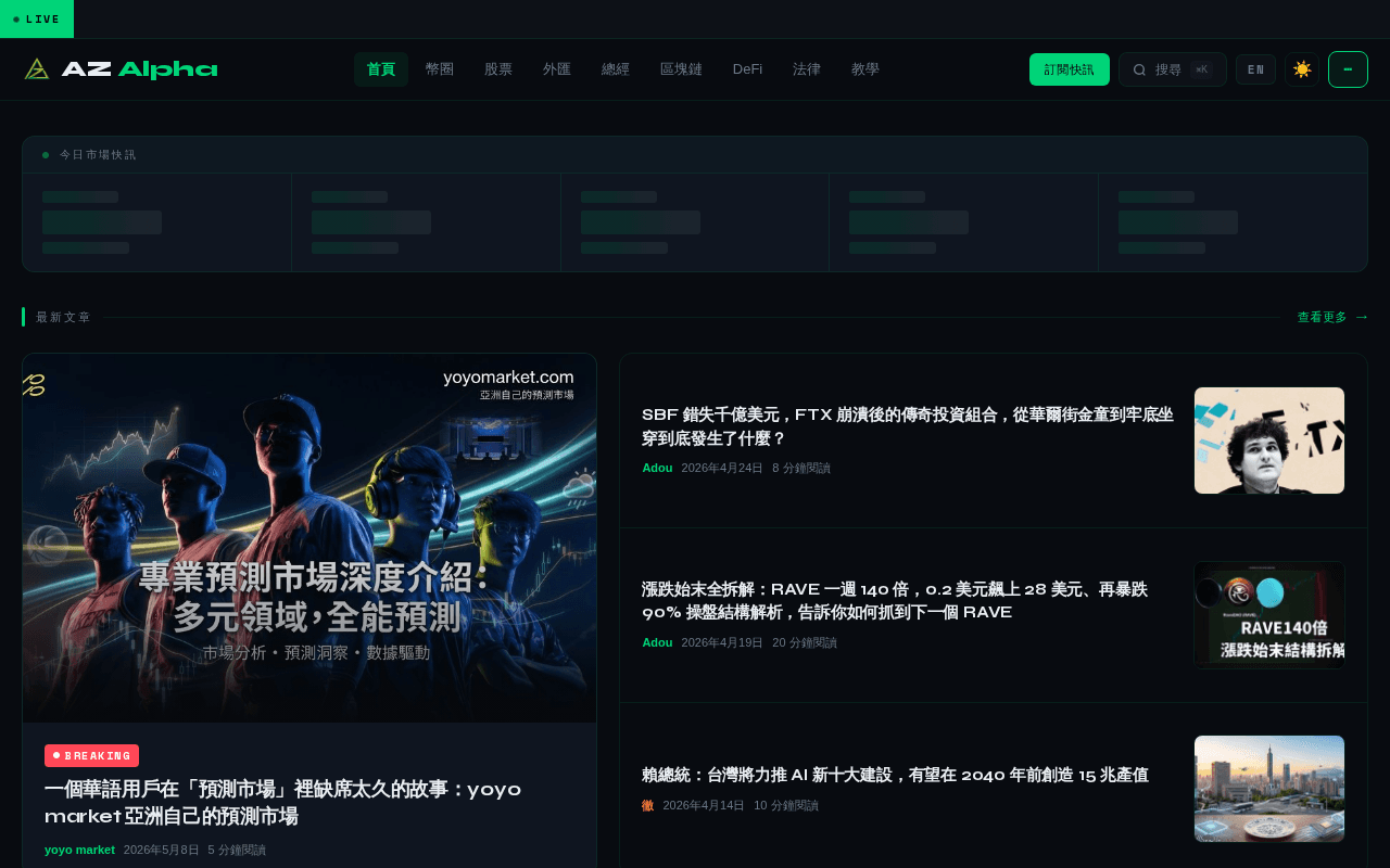 Screenshot of azalpha.ai