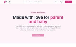 Screenshot of babygo.ai