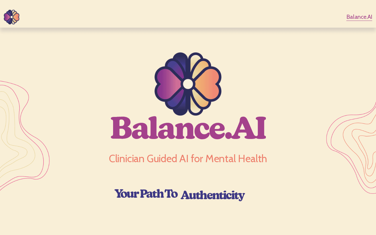 Screenshot of balance.ai