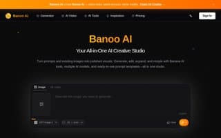 Screenshot of banoo.ai