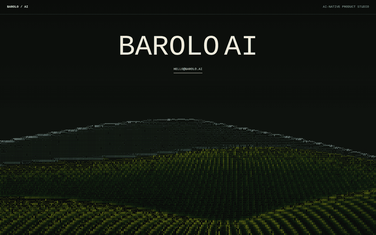 Screenshot of barolo.ai