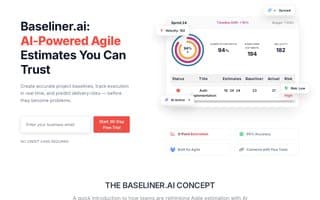 Screenshot of baseliner.ai