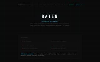 Screenshot of baten.ai