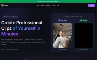Screenshot of bclips.ai