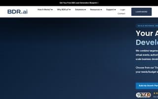 Screenshot of bdr.ai