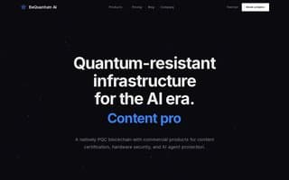Thumbnail of bequantum.ai