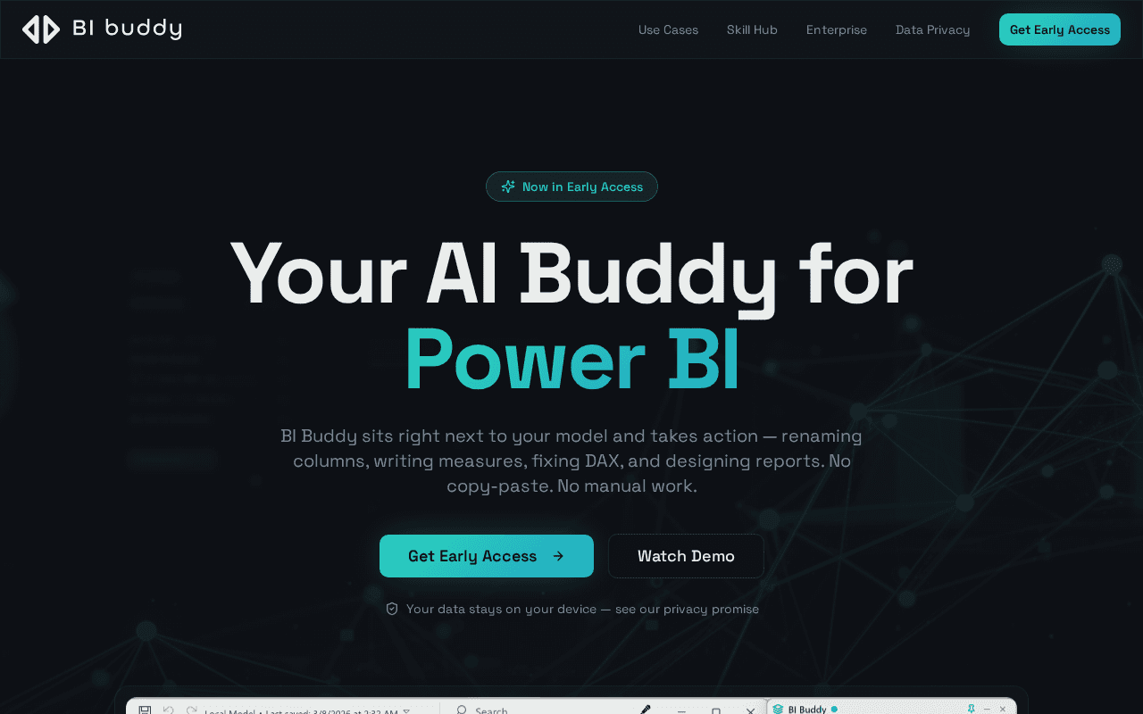 Screenshot of bibuddy.ai