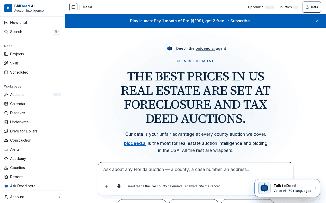 Screenshot of biddeed.ai