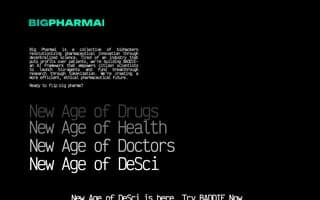 Screenshot of bigpharm.ai