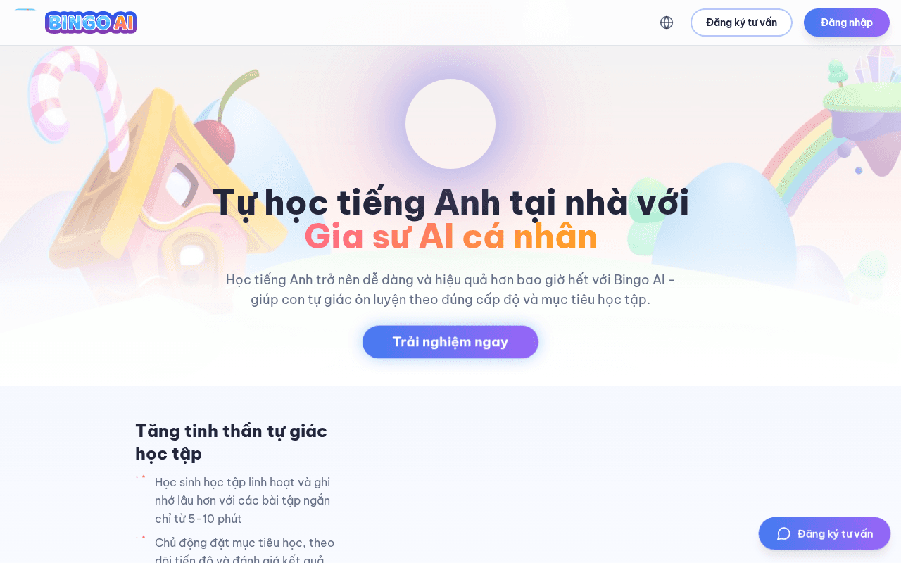 Screenshot of bingostudy.ai