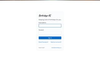 Thumbnail of birthdays.ai