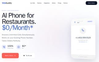 Screenshot of bitebuddy.ai