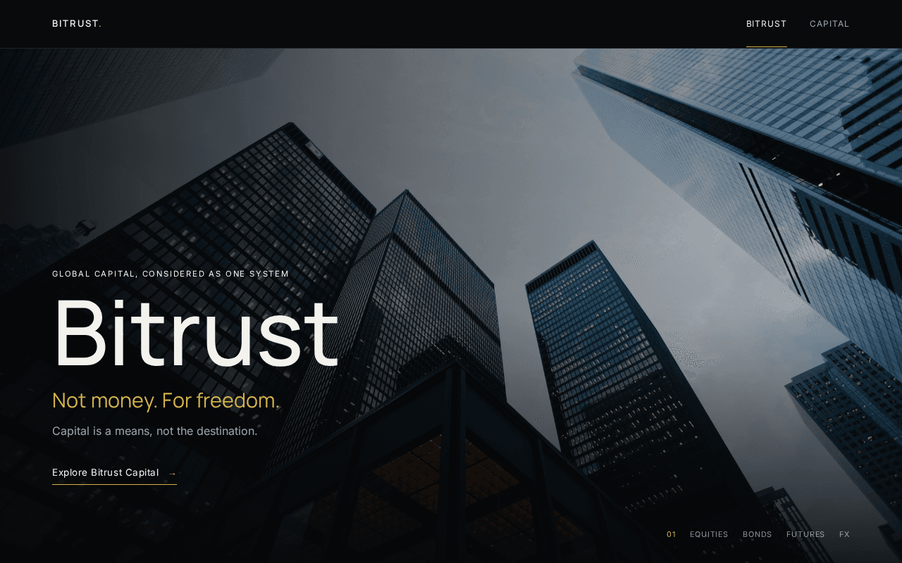 Screenshot of bitrust.ai