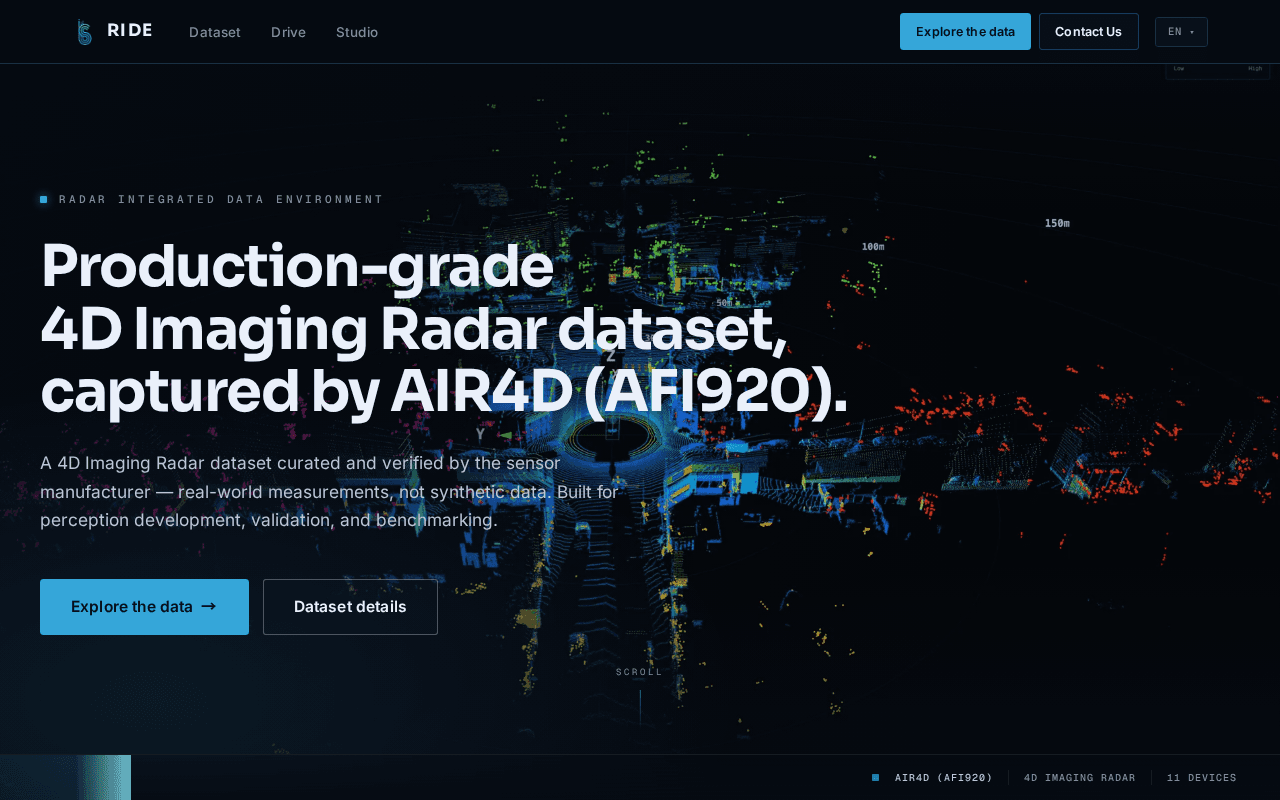 Screenshot of bitsensing.ai