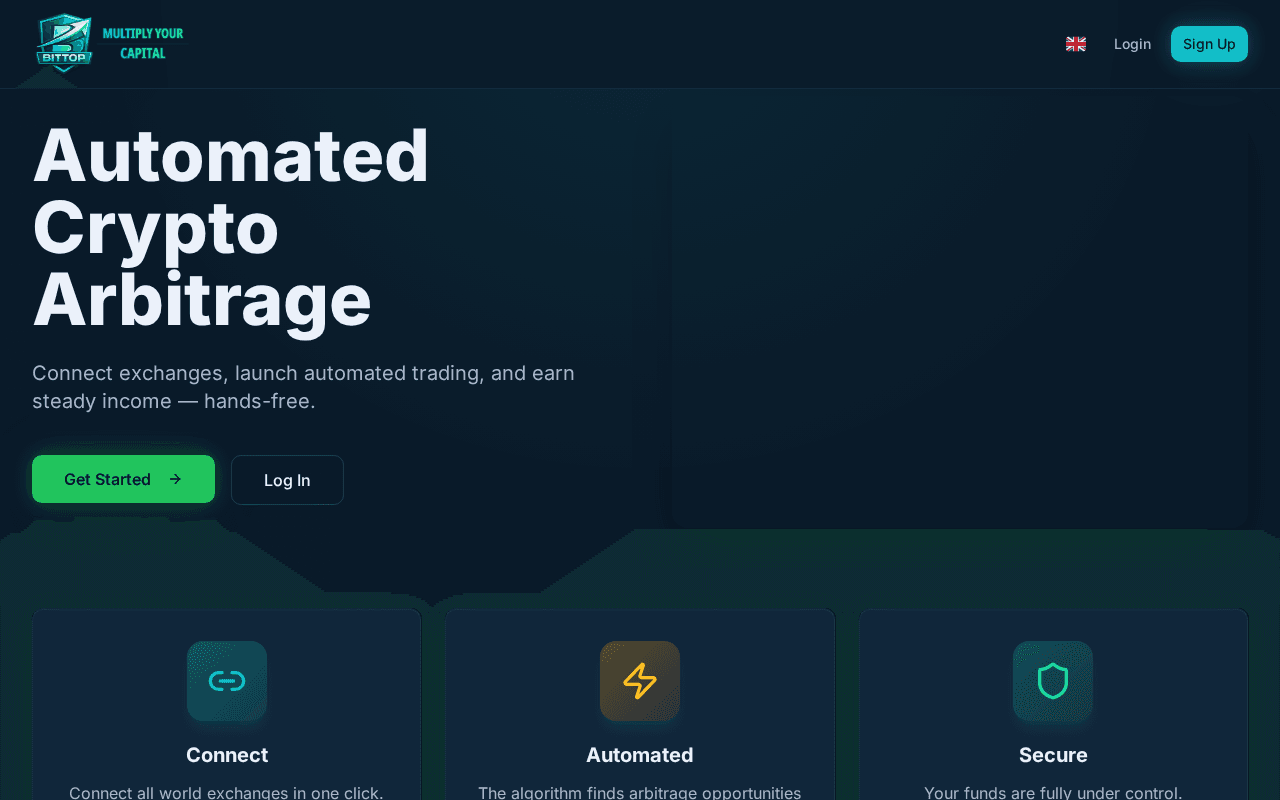 Screenshot of bittop.ai