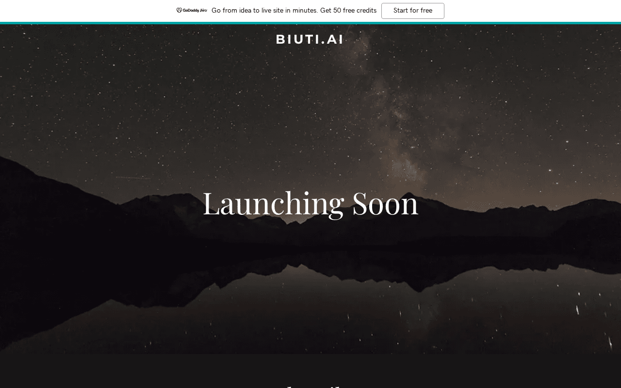 Screenshot of biuti.ai