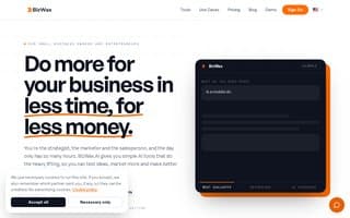 Thumbnail of bizwax.ai