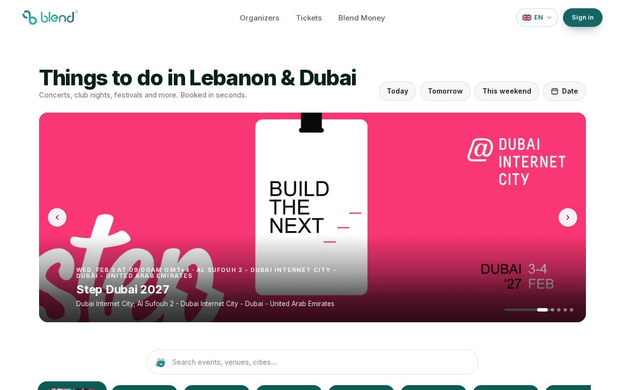 Screenshot of blendapp.ai