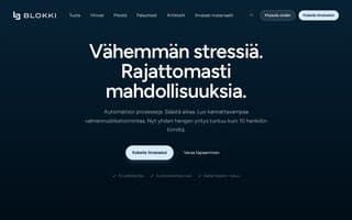 Screenshot of blokki.ai