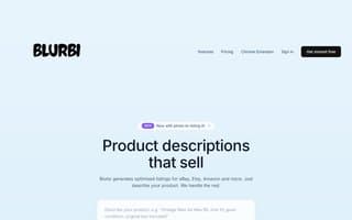 Thumbnail of blurbi.ai