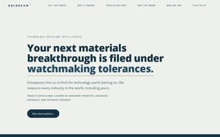 Screenshot of boldbeam.ai