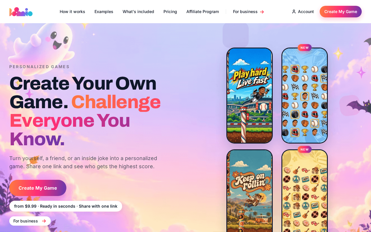 Screenshot of boomio.ai