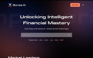 Screenshot of borea.ai