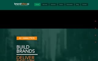 Screenshot of brandidea.ai